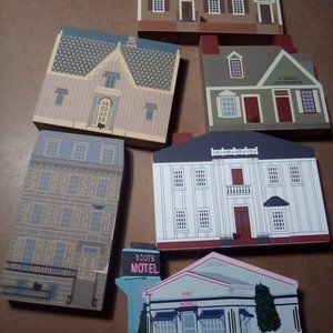 5 Misc. Cat's Meow Collectors Club pieces